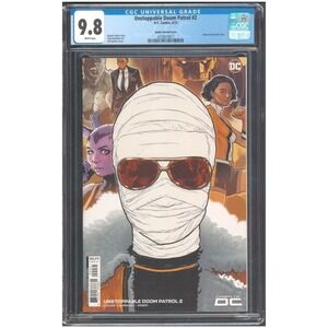 Unstoppable Doom Patrol #2 Spokes Glow In The Dark Variant CGC 9.8 DC 2023